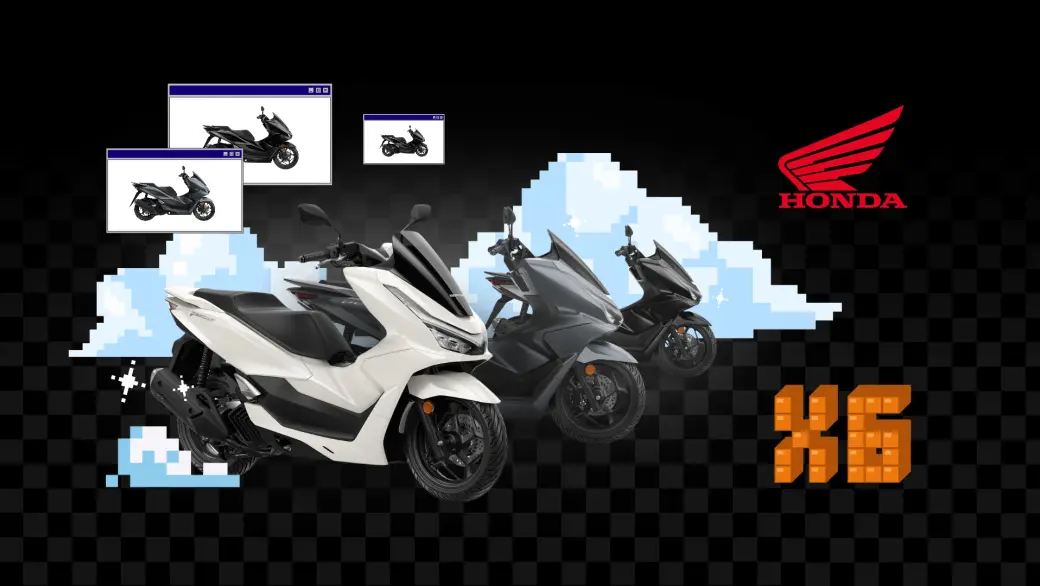 Honda PCX 125 scooters, 6 prizes