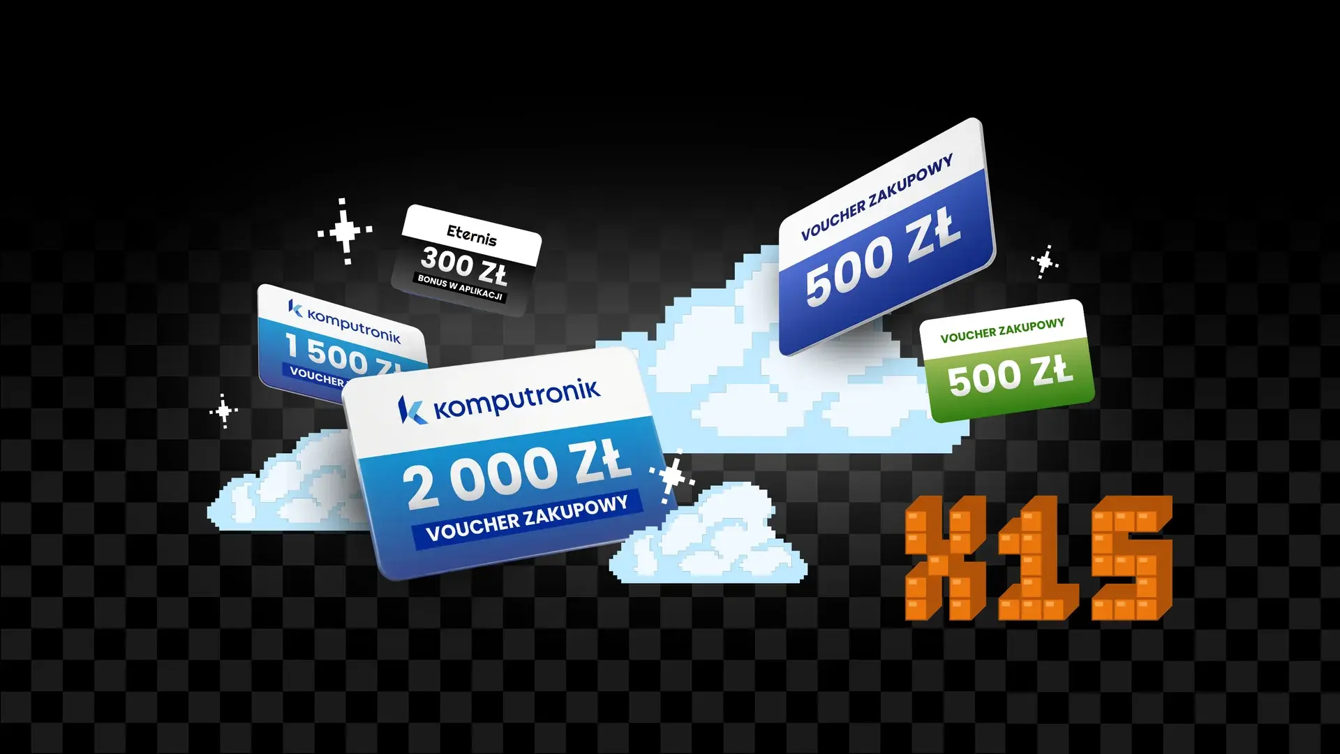Komputronik vouchers, shopping vouchers and Eternis bonuses